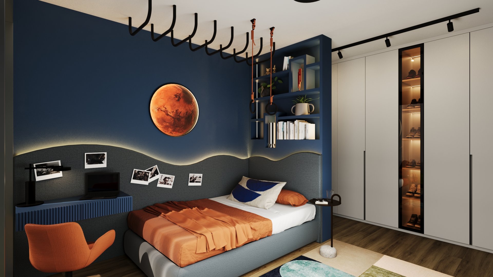 BF Luxury Resort belsőépítészeti látványtervek