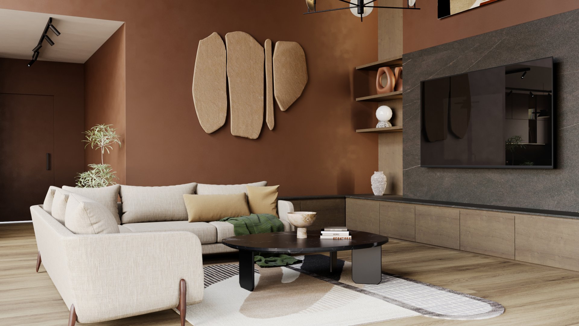 BF Luxury Resort belsőépítészeti látványtervek